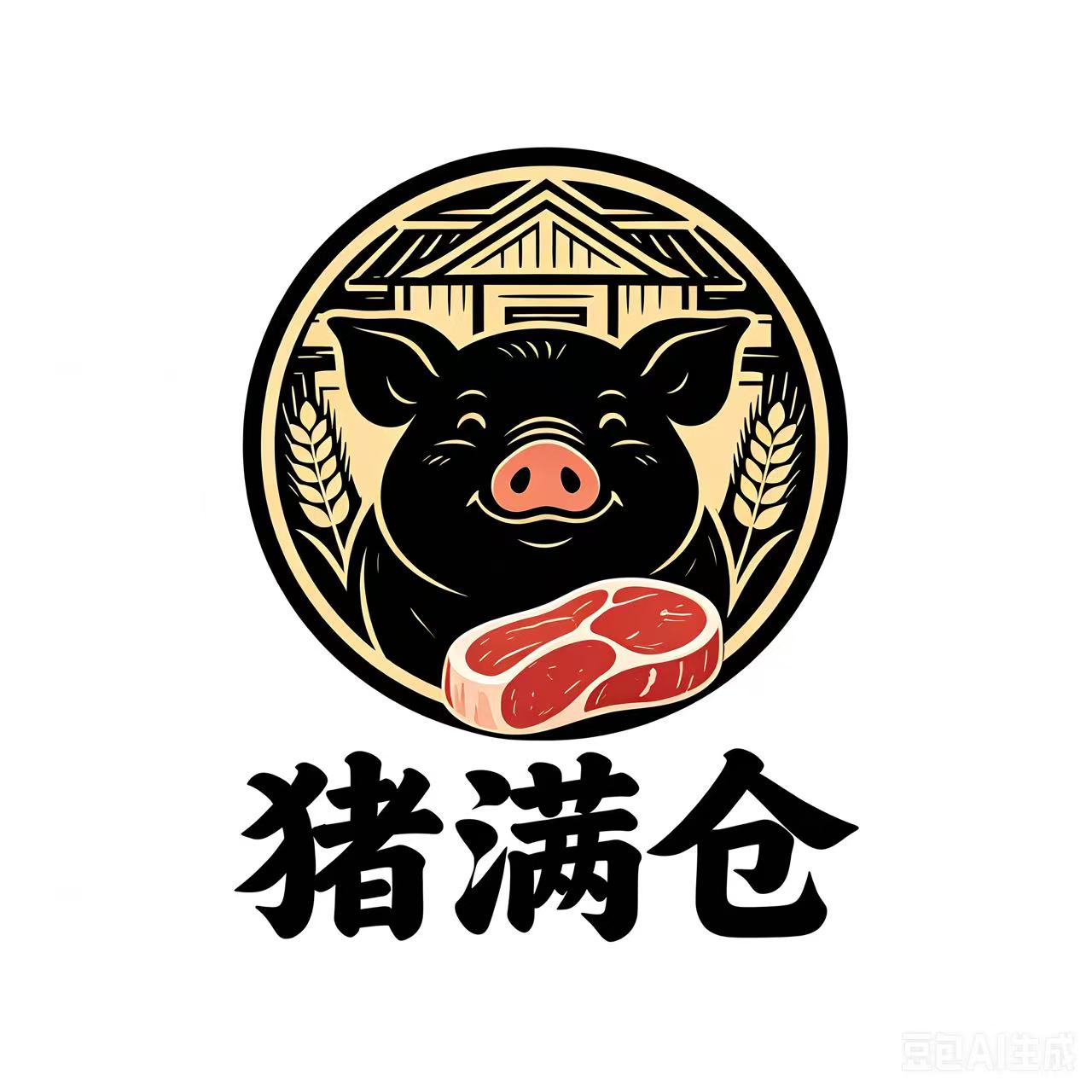猪满仓商标